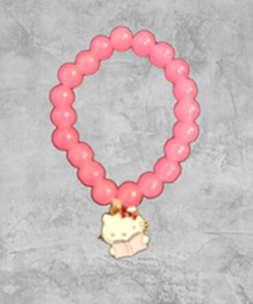 Hello Kitty Pink Beaded Bracelet