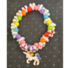 Unicorn Charm Beaded Bracelet